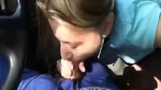 Blowjob in car