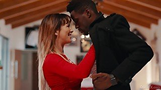 Mature pornstar Cherie DeVille loves to have sex with a black man