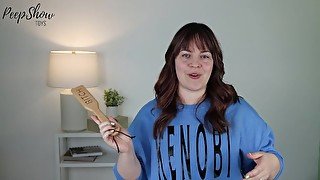 BDSM Paddle Review - Spartacus 'Bitch' Wooden Zelkova Paddle for Spanking