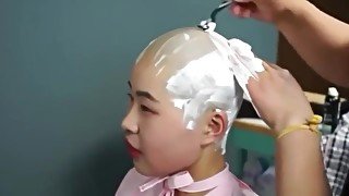 Head Shaved Asian Girl