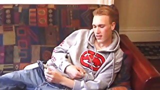 Tye Jerks Off With Rough Big Dildo