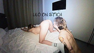 Sucking ass for anal preparation Behind the scenes - LiloonStich