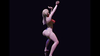 Very hot twerk dance (game play)