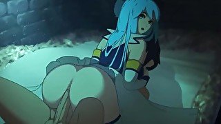 Aqua Konosuba - Hentai Compilation