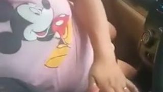 Fat girl blow job in car