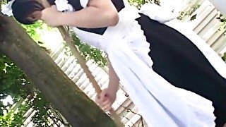 Japanese lesbian maids get horny