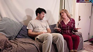 Stepmom helps her stepson to stop masturbating