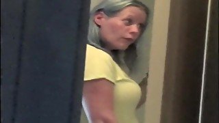 Spying on stepmoms ass