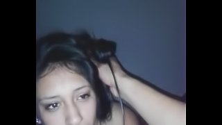 Latina sucks ex boyfriends big dick