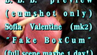 B.B.B. preview: Sofia Valentine(mk2) "Fake B0xCum"(cum only) AVI no slomo