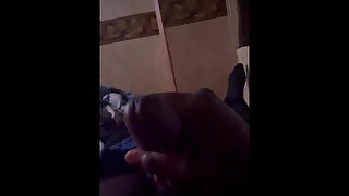 Big black dick hard as fuck trying a nut to stepsister in shower