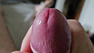 Super closeup cumshot