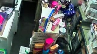 Str8 caught fucking on security camera in store