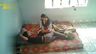 Desi College girl fucked by friends with