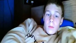 Danish Sexy Boy = Camshow With Cum On Belly+Hand (Boyztube)