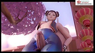 Fortnite ChunLi Try Not To Cum Challenge  Hottest Hentai Street Fighter 4k 60fps