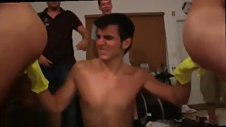 Wrestling Step brothers begin gay grinding cum