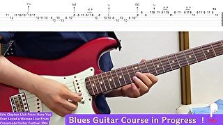 Eric Clapton Lick 9 From Have You Ever Loved a Woman Live From Crossroads Guitar Festival / Lesson