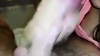 I cum in her mouth and she shows me before swallowing