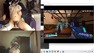 SOFTCORE Nude Gamer Plays Paladins vid2