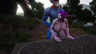 Troll Fucks Elf  Warcraft Porn Parody