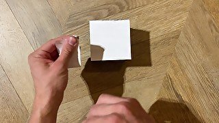 ASMR tearing small pieces of paper