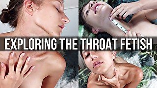 Amber Begins Exploring The Throat Fetish