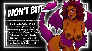 Manticore Monstergirl wants to be your Wholesome Mommydomme!  Praise Kink ASMR Audio Roleplay