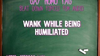 Wank while being Humiliated GAY HOMO FAG AUDIO