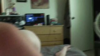 Naughty step sister shaking her fat ass on my cock