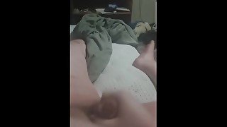 Fat Male Tape Gag masturbation (getting dirty talked to)