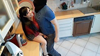 Hot Crazy Wife Crush Your Nuts in the Kitchen - Ballbusting, Femdom, CBT, Hot Milf -D-0044