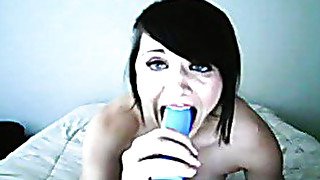 Kayden Isabella Dildo and Finger Gagging