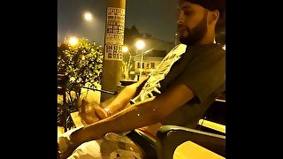 Jerking Off In Public In The Street Got Caught Multiple Times Nice Cumshot