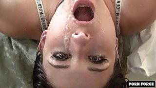 BALLS DEEP FACE FUCK  ROUGH DOGGYSTYLE  CIM with AHEGAO Slut Melina May