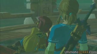 Zelda fucking with big dick link nicely