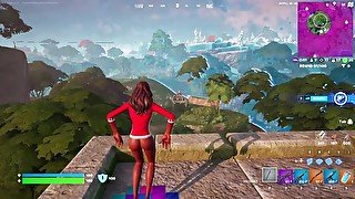 Fortnite gameplay (krisabelle skirtless)