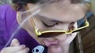 Pierced Top Outdoor Blowjob