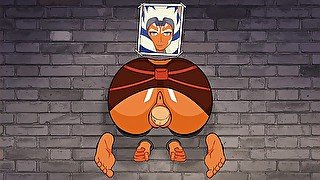 Ahsoka Bondage Stuck In A Wall - Hole House