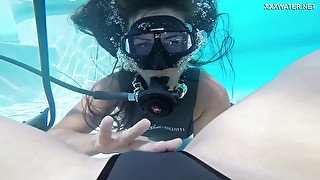 Underwater pussy licking is a bucket list item and the girls are spicy hot