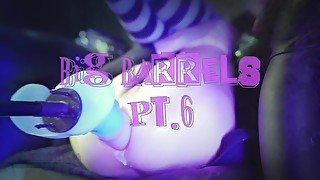 POV Fucking Sex Machine Anal Sissy Depth Training With Huge 18 Inch Dildo