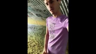 Almost Caught Jerking Under Bridge