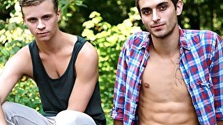 Exclusive outdoor anal sex with Dillon Rossi, Max Ryder