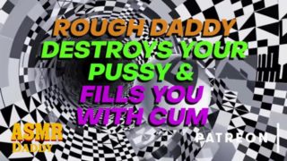 Improvised Filthy Talk Whilst Daddy Strokes Cock