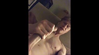 GINGER TWINK BLOWS HUGE LOAD