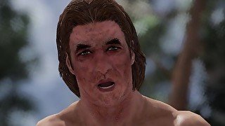 Busty does Skyrim #1 (Busty fucks Hadvar after escaping Helgen)