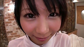 Incredible Japanese slut in Hottest Couple, Blowjob JAV clip