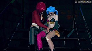 Arcane  VI x Jinx (Powder)  League Of Legends  Honey Select