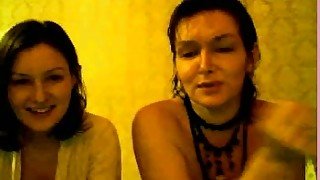 My buddy found two Russian bitches posing for him on webcam