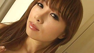 Stunning Japanese girl in an arousing solo sex video